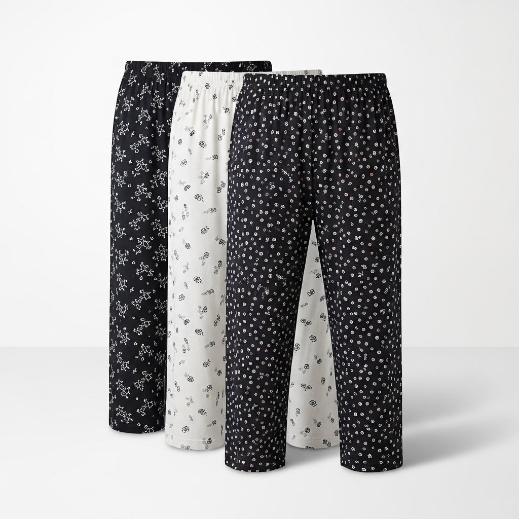 Pack Of Three Night Trouser